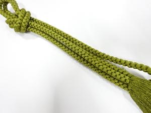 正絹　撚り房　手組帯締め